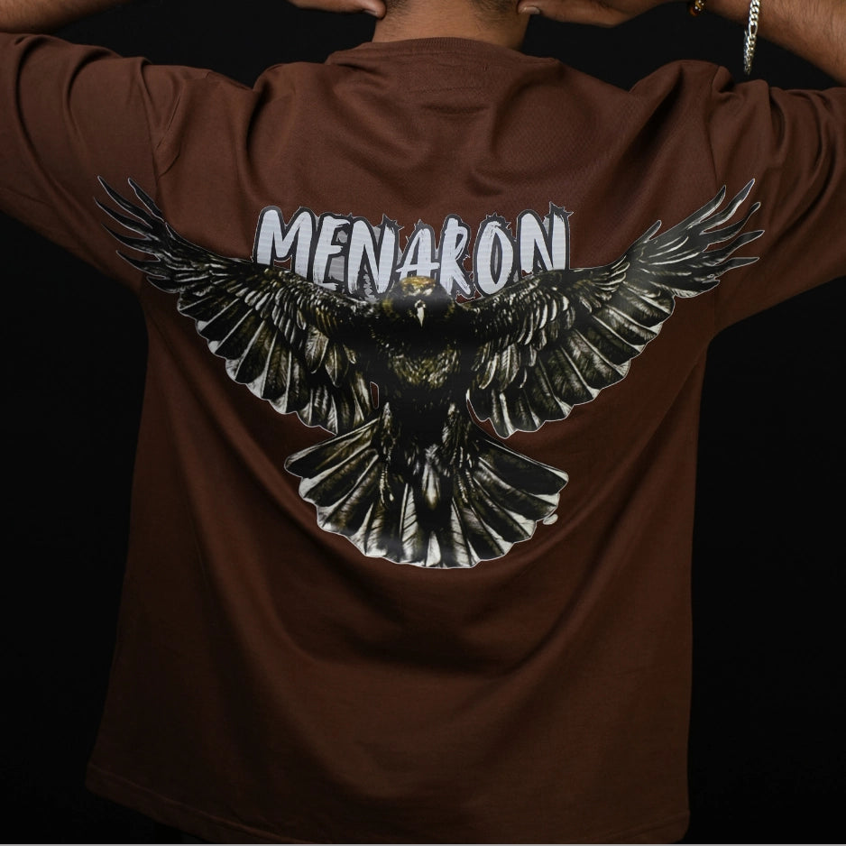 Eagle Printed Oversized T-Shirt
