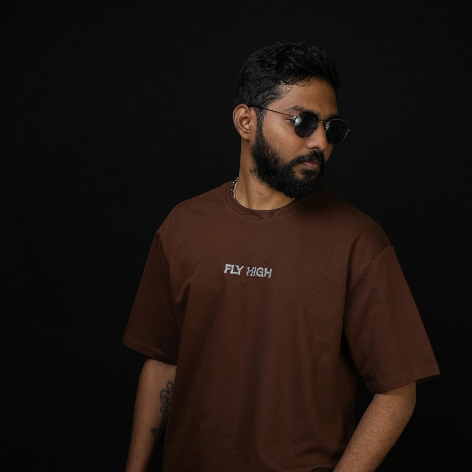 Eagle Printed Oversized T-Shirt